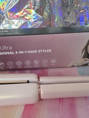 Professional 4-in-1 Hair Styler - Pink
